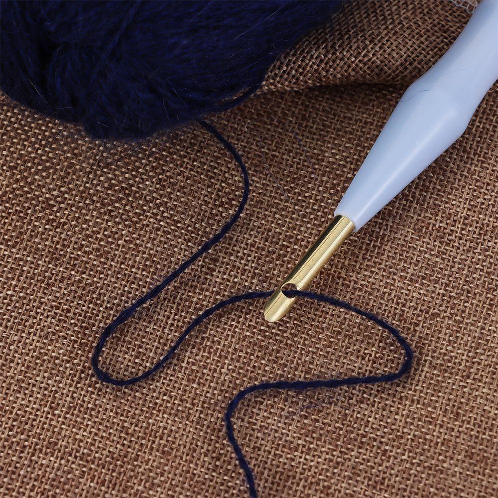 Plastic Magic Adjustable Embroidery Needle Pen Knitting Needles Tool Weaving Tool Threader Needles