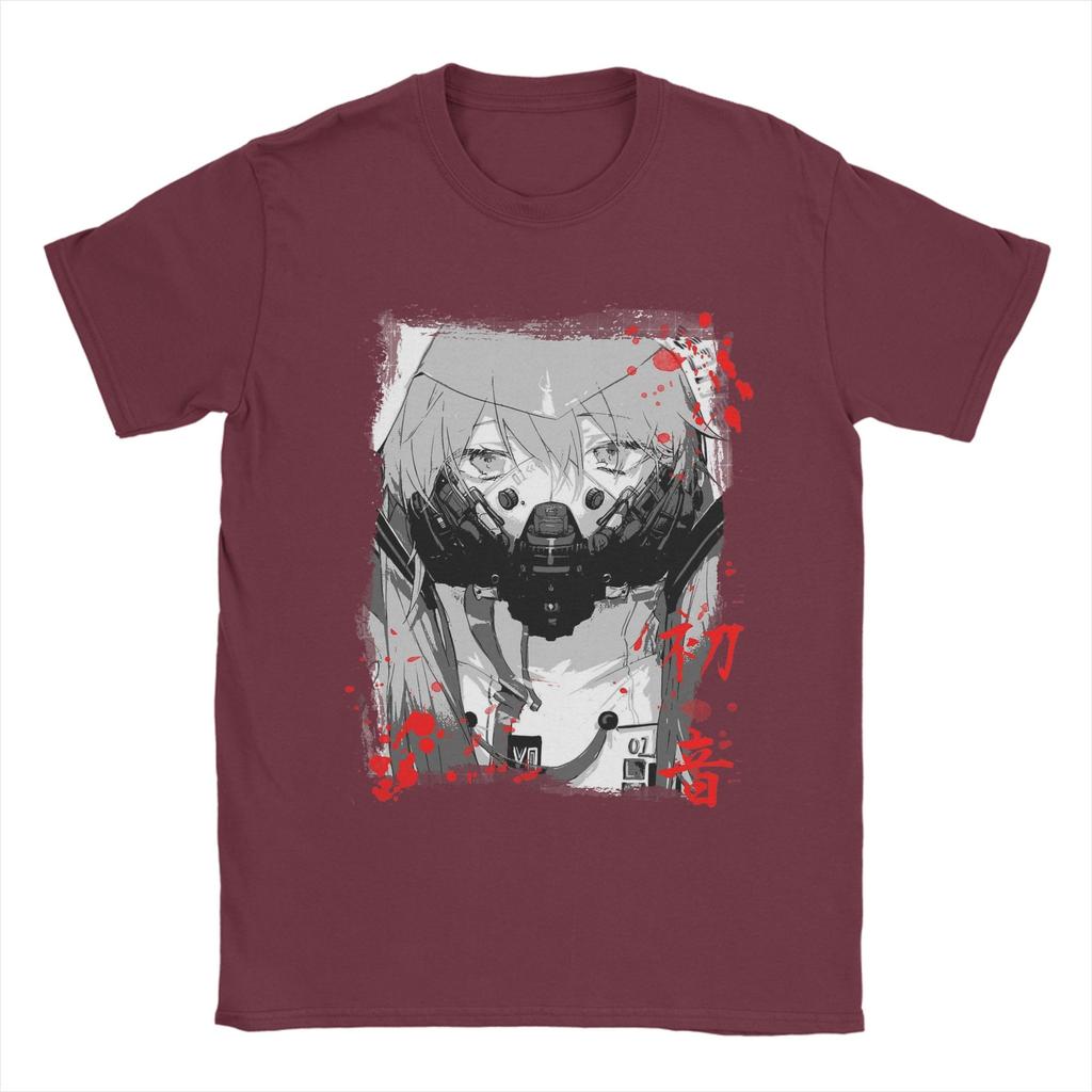 Vocaloid Hatsunes Mikus 08 T Shirts for Men Pure Cotton Funny TShirts O Neck  Tees Short Sleeve Clothes Plus Size