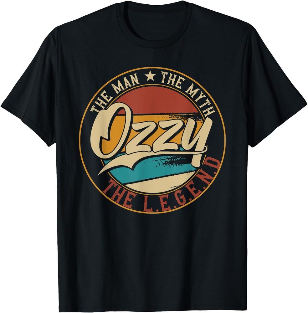 Футболка с принтом Оззи Осборна  Легенда Рока , Оззи Человек Миф Легенда, Подарок для Фанатов Унисекс Футболка S