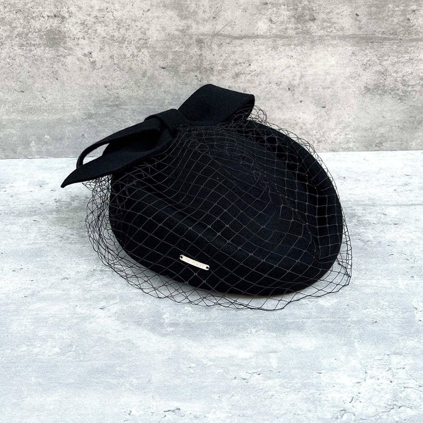 Французский Элегантный Британский Ретро Сетчатый Берет Шерстяной Цилиндр Свадебный Банкет Белый Свадебный Головной Убор