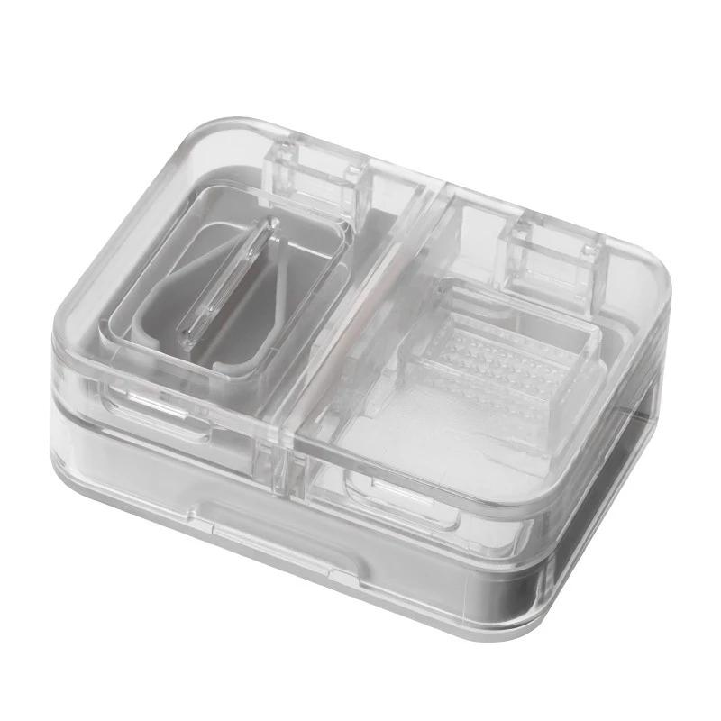 1pcs 4 In 1 Portable Pill Box Powder Tablet Grinder Powder Pill Cutter Medicine Splitter Box Multifunctional Pill Cutter Divider