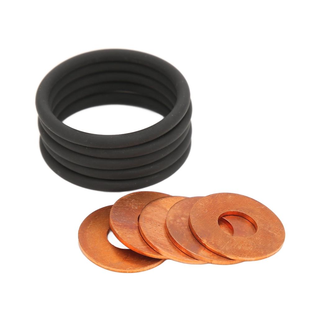 Fuel Injector Sealing O Rings Washers Set ERR6417 Replacement for Land Rover Defender TD5 1998‑2006