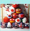 Cea mai recentă serie de plușuri Jucării de pluș Polandball Super moi și sigure Perfecte ca decorațiune de cameră sau cadou