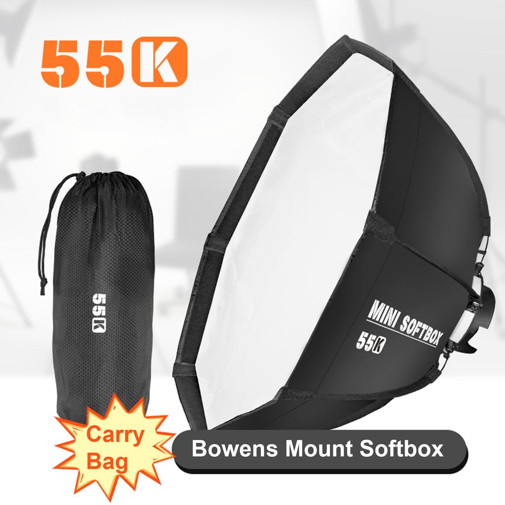  55K 55cmCelsius22in   Photography Softbox with   Mount Removeable Diffuser Carrying Bag for   YNLUX100Celsius YNLUX100 Pro Vide