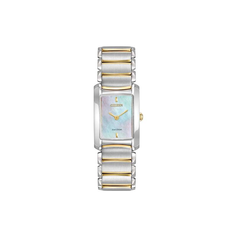 

CITIZEN Waterproof Sapphire Crystal Glass Japanese and Korean Trendy Watch Light Quartz Steel Strap Women s Watch Fritillary Dial EG2975-50D синій