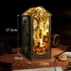 DIY Detective Books Nooks Kit With Sensor Light Personalized Decorative Handicrafts For Bookshelf