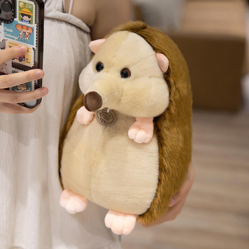 Cute Simulation Little Hedgehog Doll Plush Toy Cute Hedgehog Doll Children's Companion Comfort Pillow Rag Doll