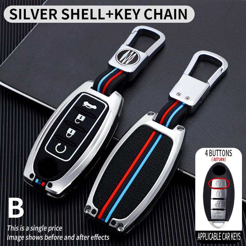 Car Key Case CoverProtective Shell Fob for Nissan Qashqai X-Trail T32 T31 Juke J10 J11 Kicks Tiida Pathfinder Note for Infiniti