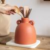 Nordic Ins Binaural Big Belly Vase Ornaments Living Room Bedroom Dining Table Ceramic Storage Jar Crafts Wedding Decoration