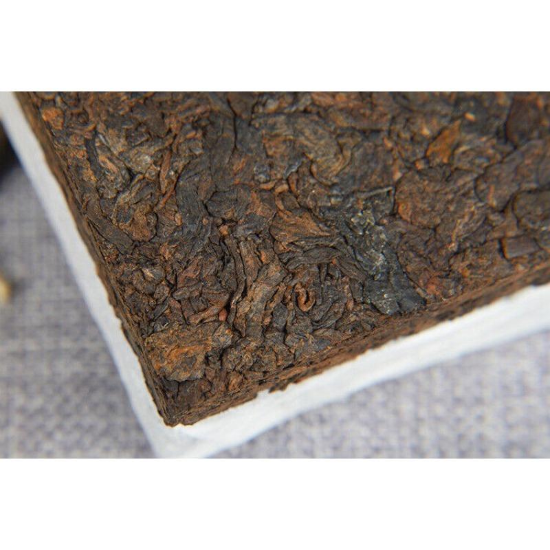 Чай Пуэр Golden Bud Brick 250г Спелый чайный кирпич Полезный напиток — фото 12