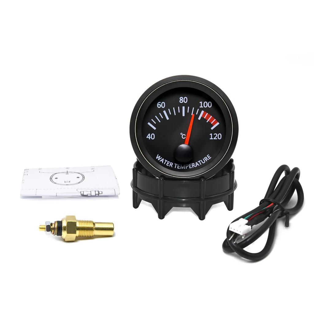 12V 52mm Car Water Temperature Gauge Oil Press BAR PSI Voltmeter Vacuum/Boost Gauge/Air Fuel Ratio EGT Gauges Car Racing Gauge