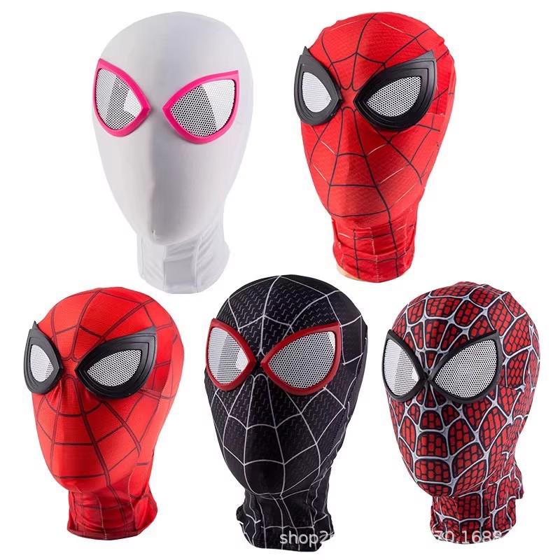 Halloween Spider-Man Sand Sculpture Full Face Mask for Kids & Adults