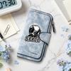 Stylish Space Astronaut Pattern Long Wallet Casual Portable Multi Card Holder Purse