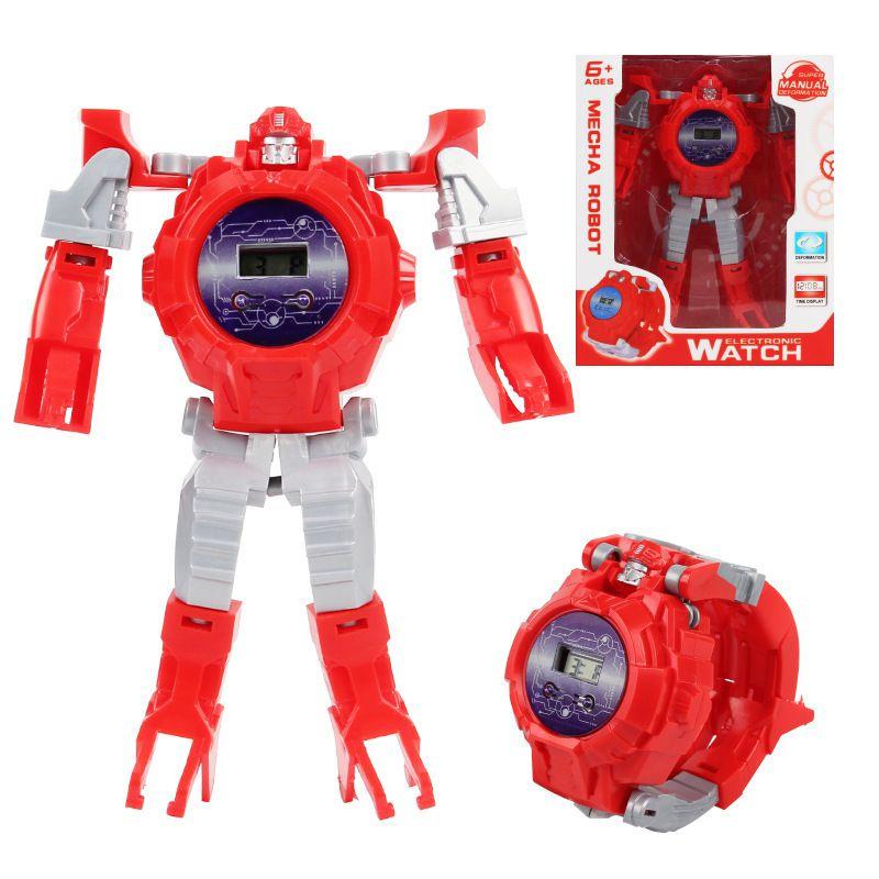 

Унікальний Робот-Трансформер Електронний Годинник Для Дітей Ідеальний Подарунок Red