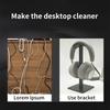 Universal Gaming Headset Stand With Flexible TPU Headrest Sturdy ABS Base For Secure Storage Rack Desk Organizers