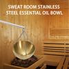 Metal Bowl For Steam Area Perfect For Essential Oils And Salt Crystals 12Cm Round