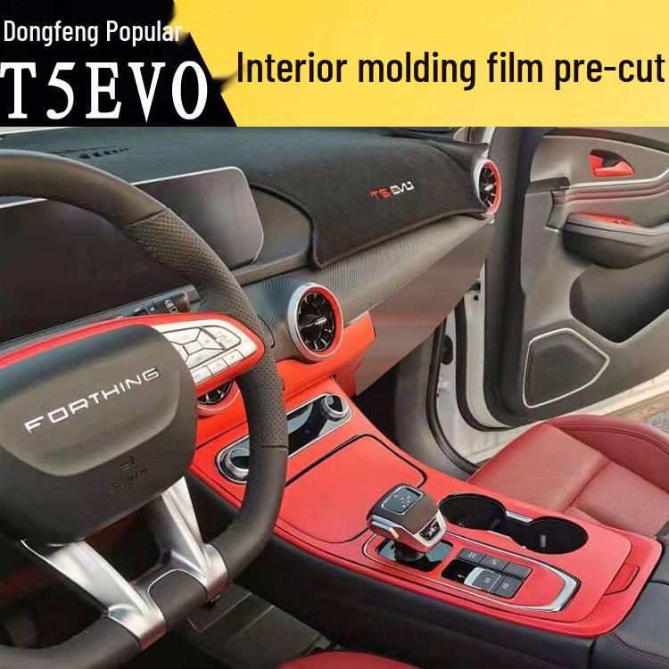 21 Dongfeng Fengxing T5EVO Interieur Schalthebelpanel Aufkleber