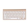 Wireless Bluetooth Keyboard and Mouse Set, Easy Connection, Slim, Waterproof, 2.4GHz, Lightweight, Thin, Energy-Saving, for PC (Gold)