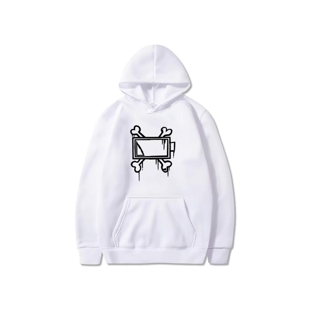Comodo Pullover con Cappuccio Stampato Semplice da Uomo Felpe con Cappuccio Quotidiane Felpe da Uomo