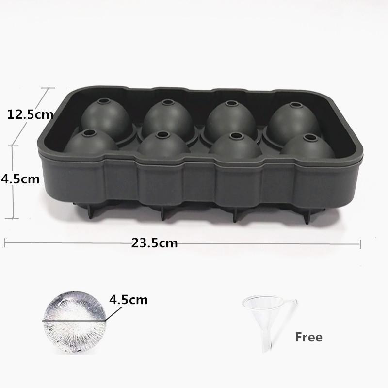 Silicone Ice Cube Mold Set: Long Strip, 6 Squares, 6 Balls, 15 Grids, 37 Grids, Skull Shapes with Lid.