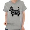 Home Is Where Your Dog Is Cute Pet Dogs Gift Womens Graphic Crewneck T Shirt Tee