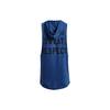 Under Armour Logo Print Hooded Sleeveless Sports Vest Men Tops Phantom-Blue 1376939-471