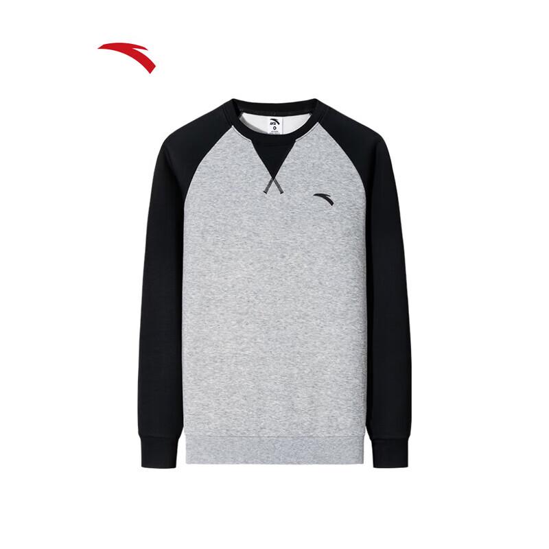 Anta Men s Fleece Lined Round Neck Pullover Sweatshirt 3XL