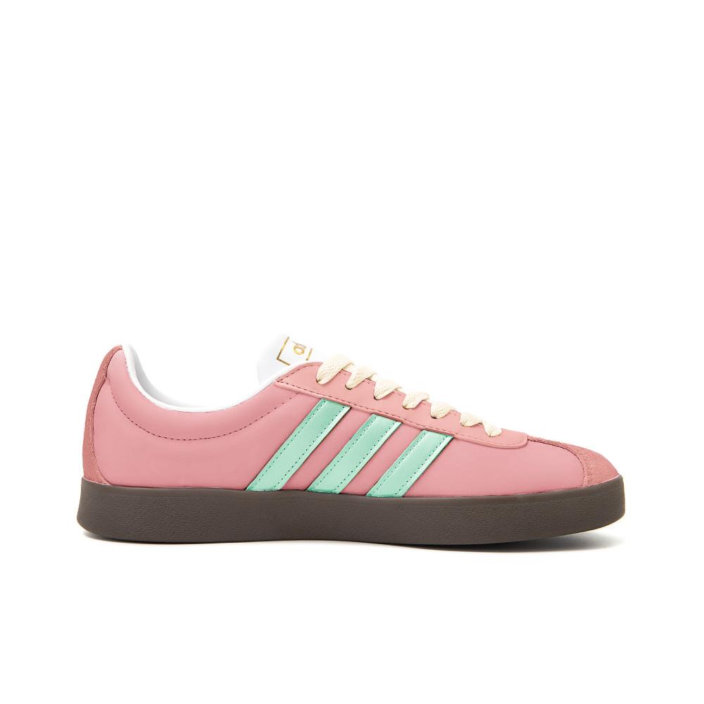 Adidas Neo VL Court 2.0 Slip Resistant Abrasion Resistant Low top Skateboard Shoes Unisex Rose Red ID6015(Team354-)