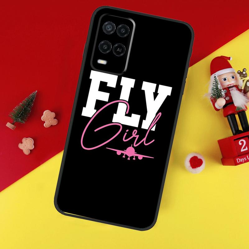 Aircraft Airplane Fly Travel Case For Oppo A38 A18 A58 A78 A98 A74 A94 A54 A80 A60 A40 A96 A76 A16 A15 A17 A57 A5 A6 Pro