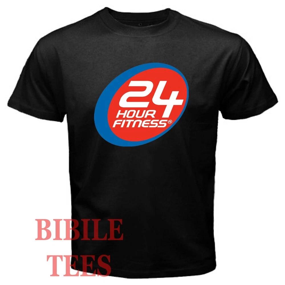 24 Hours Fitness Gym Men s Black Size S to 5XL XL