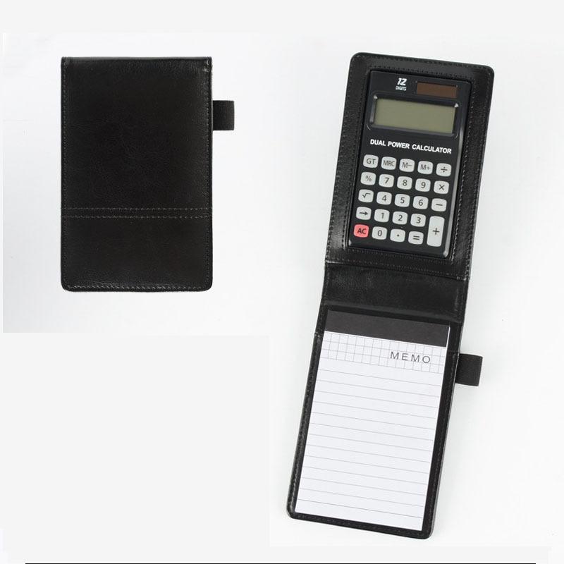 

A7 Многофункциональный портативный офисный деловой блокнот: Организуйте свои дела с помощью калькулятора и стикеров чёрный