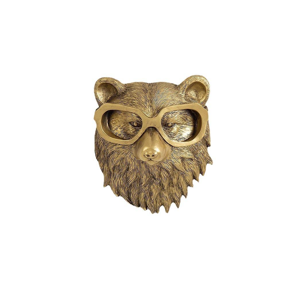 Antique Bronze Animal Pendant Wall Hanging for Home Decor