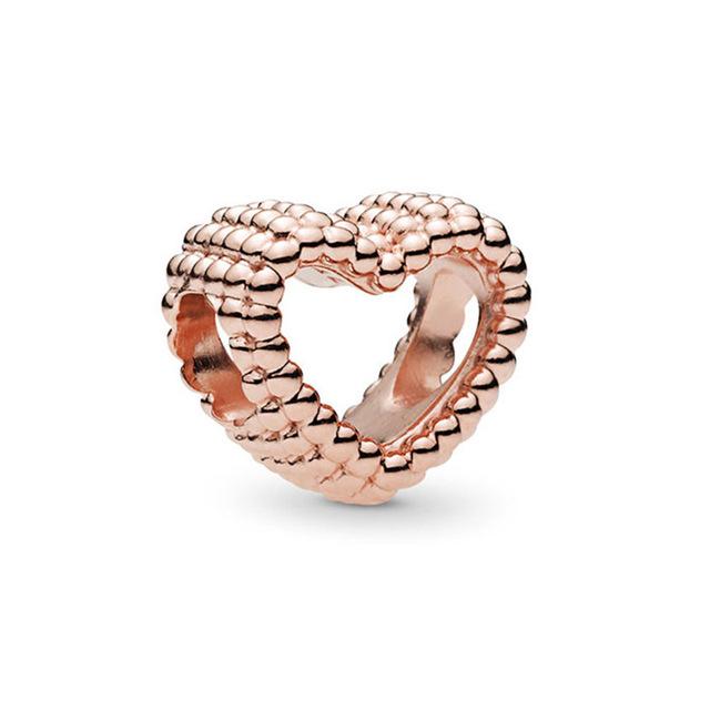 Nuovo ciondolo alla moda originale con perline d'amore, adatto per gioielli, braccialetti e collane da donna, accessori fai da te
