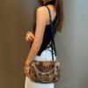 Y2k Fluffy Hobo Bags Portable Armpit Bag Portable PU Handbag  Daily