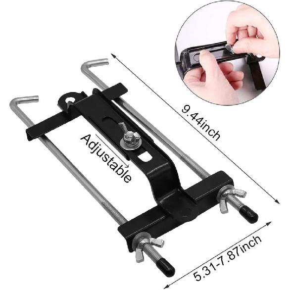 Adjustable Battery Hold Down, Universal Battery Adjustable Crossbar With L Bolt Battery Tie Down Holder For Cars SUVs (Bolt Length 27Cm/10.63Inches)