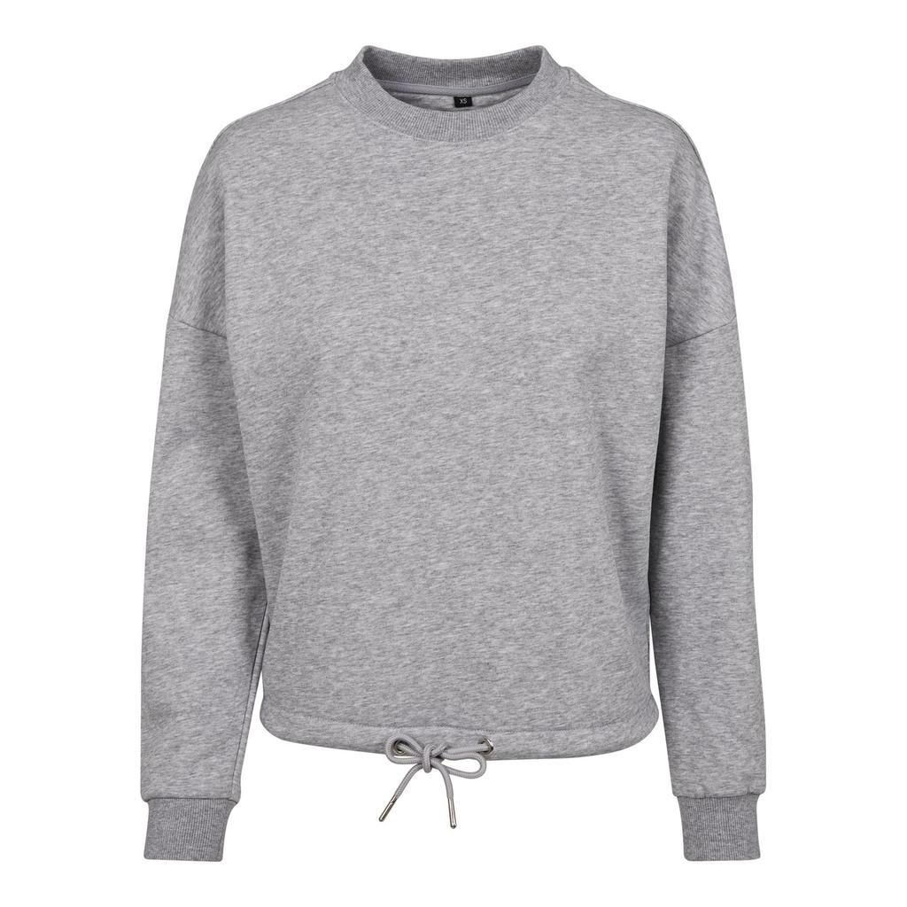 Build Your Brand Womens/Ladies Crew Neck Oversized Hoodie