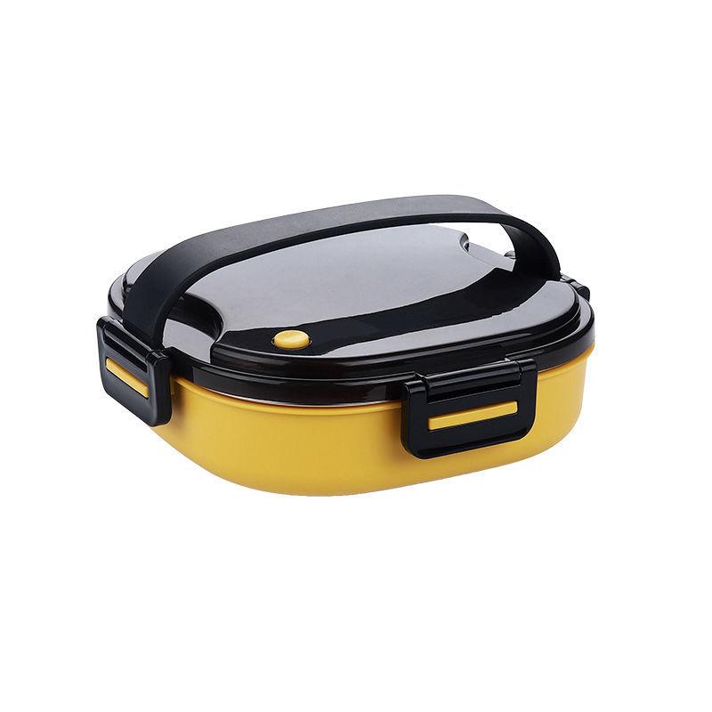 304 Nerezový izolovaný obědový box lze ohřívat v mikrovlnné troubě Student Office Worker Bento Box Dětský přihrádkový super izolovaný obědový box