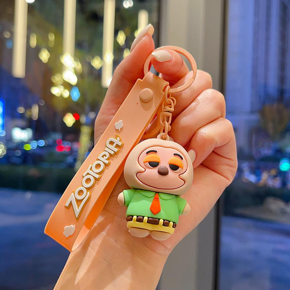 Kawaii Animal Keychain Key Ring Bag Charm for Backpack Purse Car Key Accessories Ornament Gift for Child
