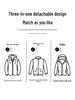 3-in-1 Men's Assault Jacket: New 2025 Autumn/Winter Outdoor Windproof, Waterproof Hooded Workwear