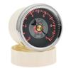 ZMFJH Yellow/Red LED 2"52mm Oil Pressure Gauge with Sensor Retro Vintage 0-10Bar Oil Press Meter Indicator for Car Boat Yacht