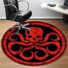 1pc Hydra Symbol Office Round Area Rug, Indoor Mat Suitable For Office, Under Office Chairs Bedroom Living Room Home Decor, Room Deco 075