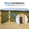 Ring Rope Supports Holders Drop Ring Bracket Support Holder Sturdy Wall Mount Hanger Easy Installation Hardware For Decks