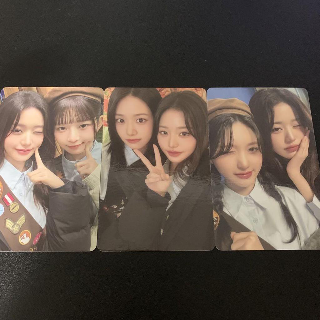 [USED] IVE Wonyoung SCOUT Seoul Concert 3 pieces Chemistry Rantra Trading Card