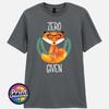 Zero Fox Given Grafik T-Shirt Lustiger Aufdruck Slogan T-Shirt Zen Fuchs Druck Lustiges Geschenk
