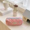 Kawaii Cute Cartoon Embroidered Bag Large Capacity Children's Pencil Bag Student School Pencil Box Stationery Storage Bag Gifts