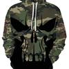 Wikinger-Krieger 3D-Druck Hoodie: Herren Trendiger Pullover Sweatshirt 2025 Edition