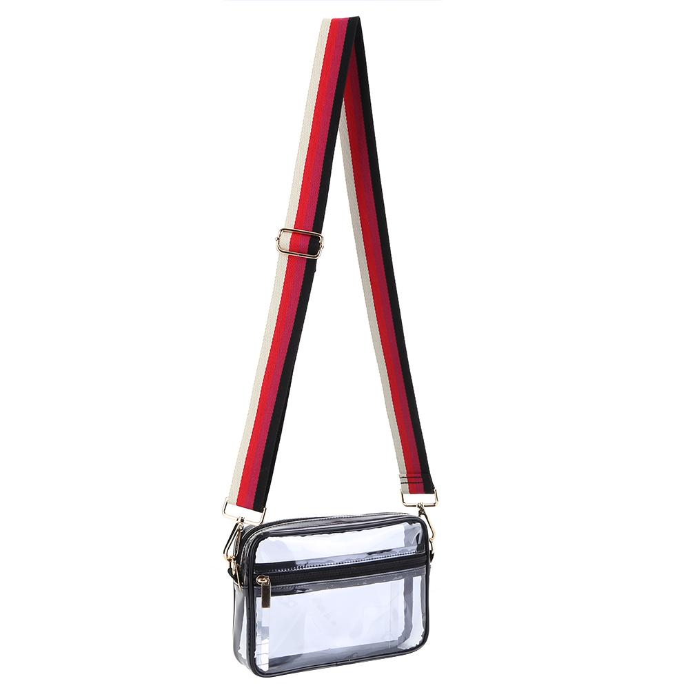 

PVC Transparent Shoulder Bags Stadium Approved Concerts Women Clear Purse (11A)