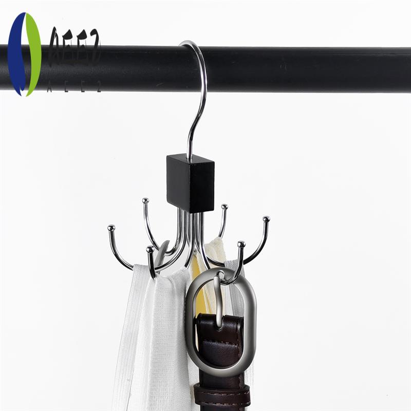 

AEE2-360-Degree Rotating Hook With 6 Hooks, Used For The Receiver Of Wardrobe, Coat, Belt And Closet
