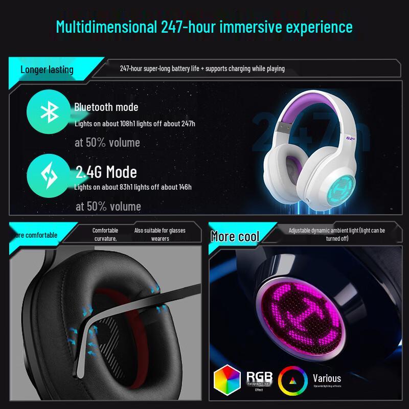 Edifier G2 Wireless 7.1 Gaming Headset