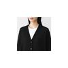 MUJI Women's UV-Cut Light Knit V-Neck Cardigan, BA1PWA6S, Smoky Blue, Size L